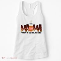 Coffee Mom MAMA Running On Caffeine And Chaos Women's Tank Top thumb 0