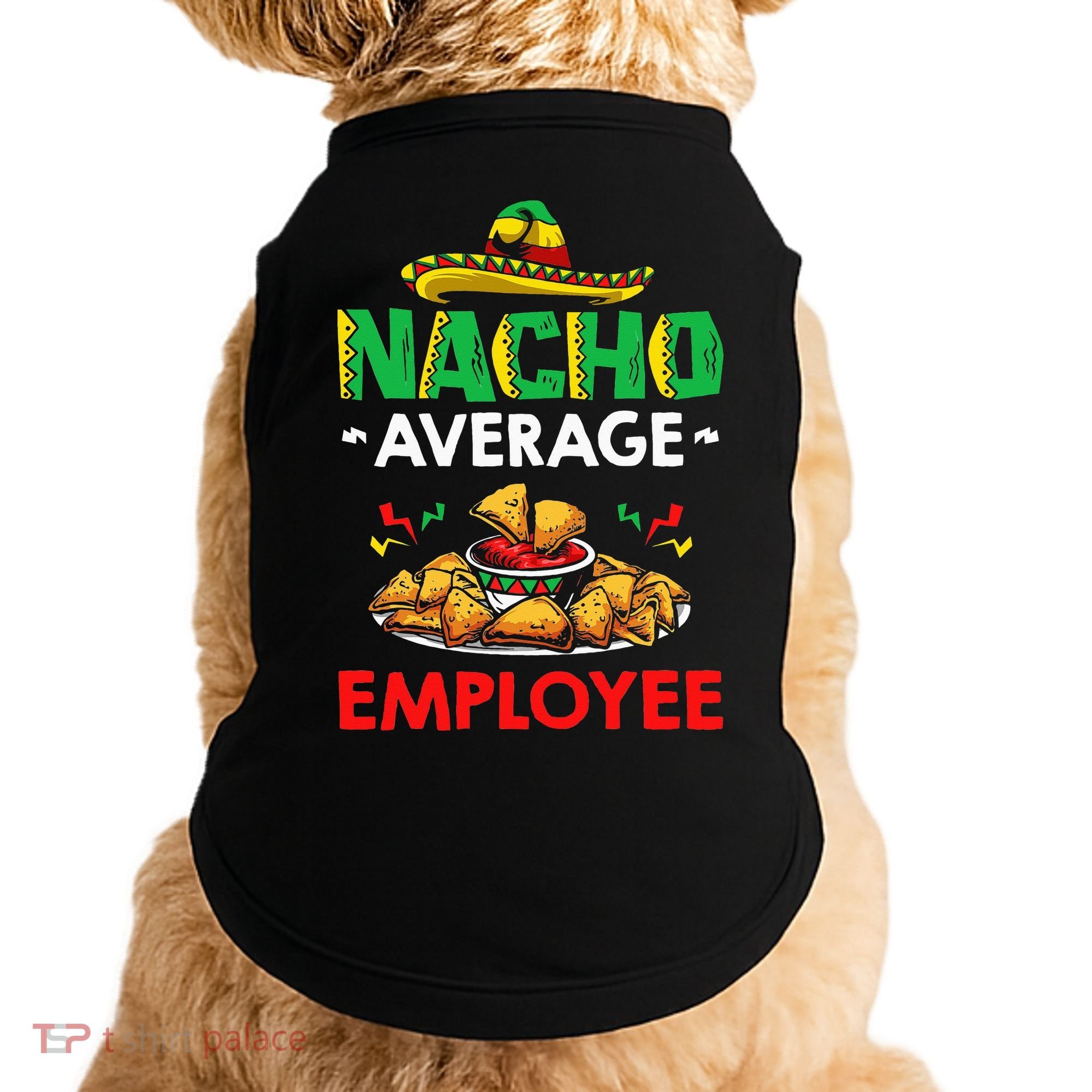 Cinco Mayo Mexican Worker 5 De Mayo Nacho Average Employee Doggie Tank