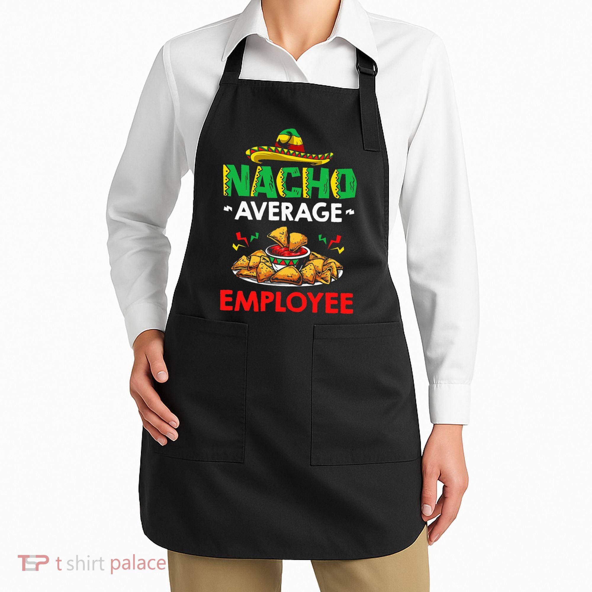 Cinco Mayo Mexican Worker 5 De Mayo Nacho Average Employee Apron