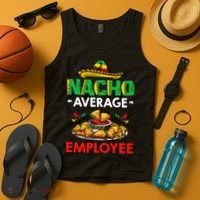 Cinco Mayo Mexican Worker 5 De Mayo Nacho Average Employee Tank Top thumb 4
