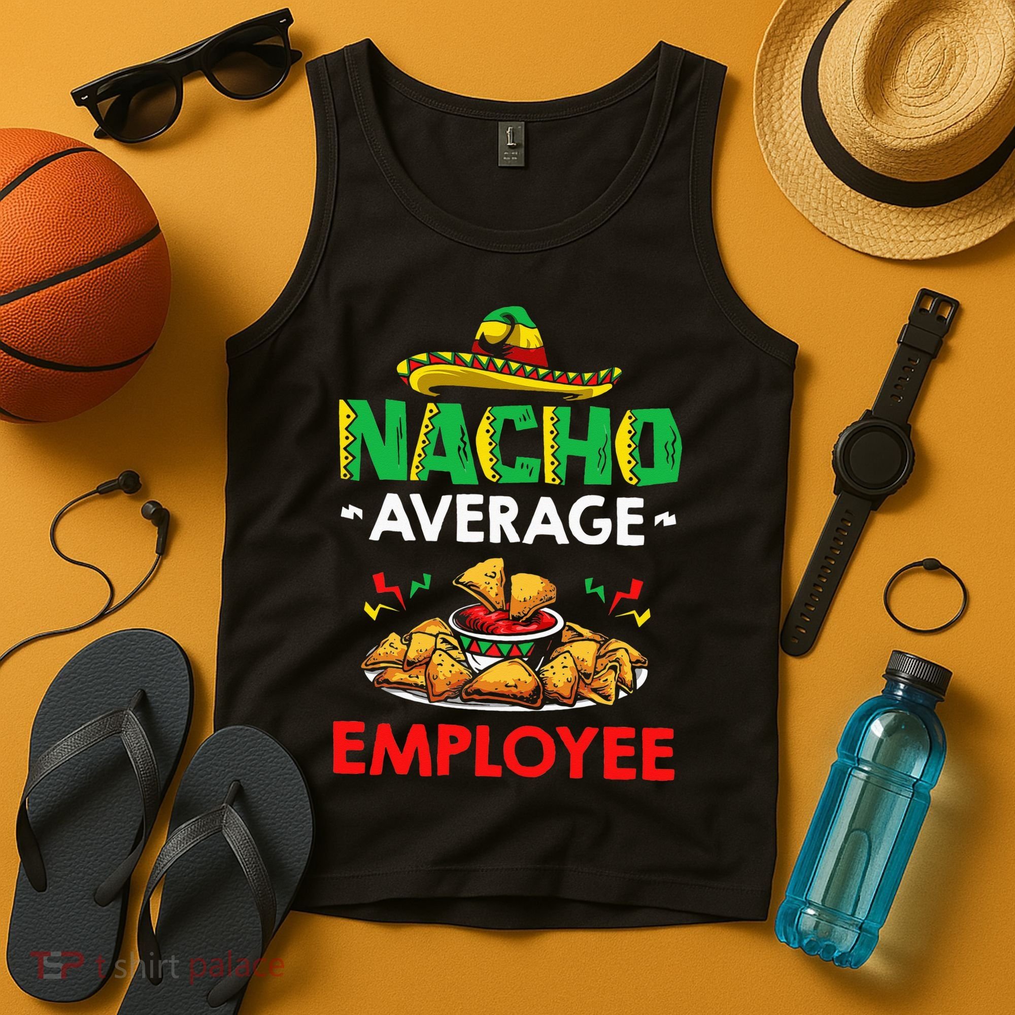 Cinco Mayo Mexican Worker 5 De Mayo Nacho Average Employee Tank Top