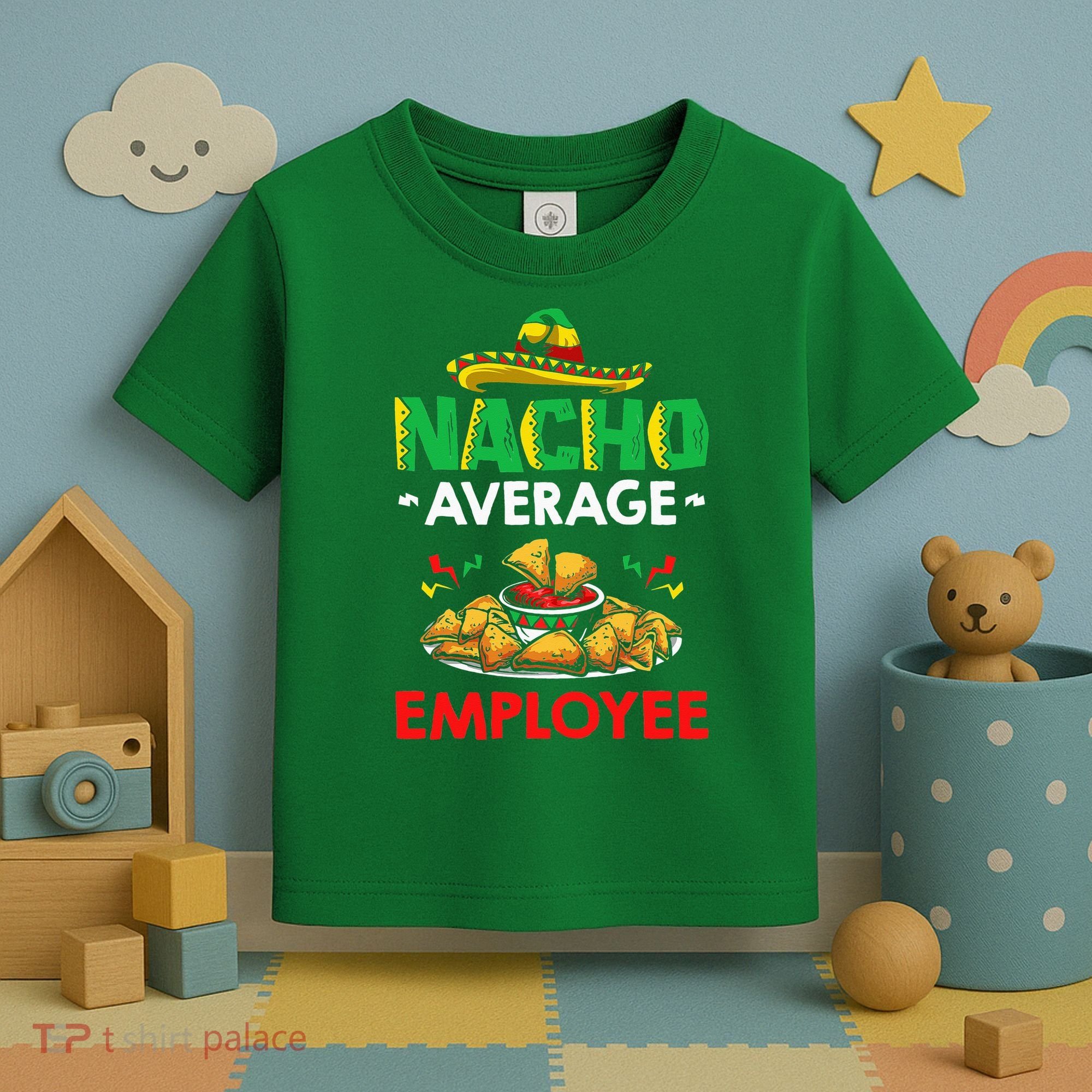 Cinco Mayo Mexican Worker 5 De Mayo Nacho Average Employee Toddler T-Shirt