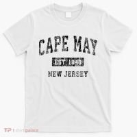 Cape May New Jersey Nj Vintage Sports T-Shirt thumb 0