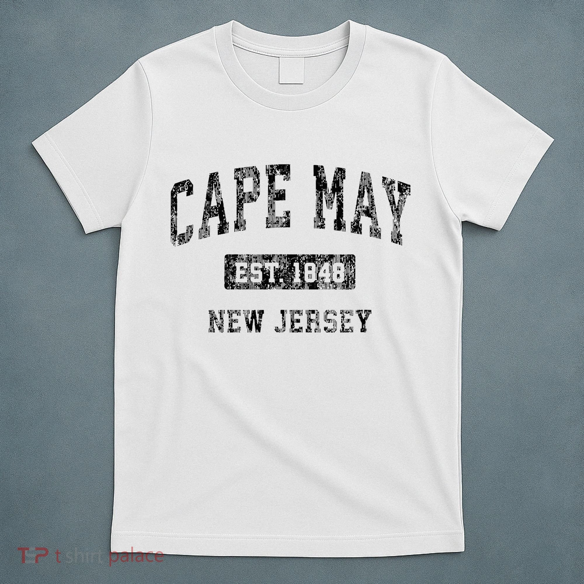 Cape May New Jersey Nj Vintage Sports T-Shirt