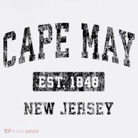 Cape May New Jersey Nj Vintage Sports T-Shirt thumb 7
