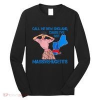 Call Me New England Cause I Got Massivehugetits Long Sleeve Shirt thumb 0