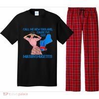 Call Me New England Cause I Got Massivehugetits Pajama Set thumb 0