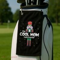 Cool Mom Nutcracker Family Matching Golf Towel thumb 2