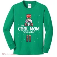 Cool Mom Nutcracker Family Matching Kids Long Sleeve Shirt thumb 0