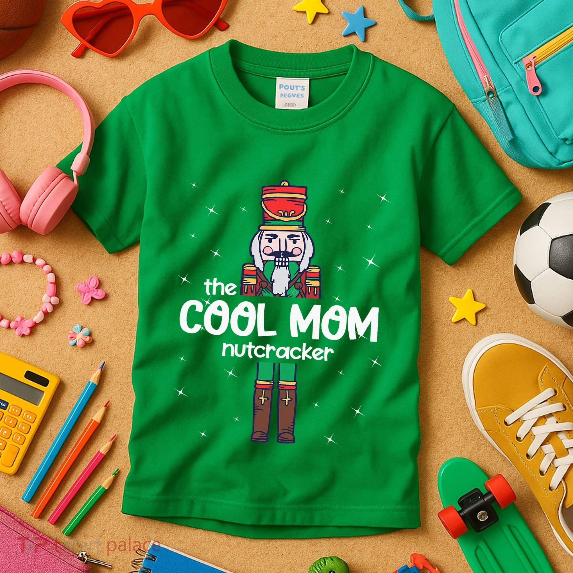 Cool Mom Nutcracker Family Matching Kids T-Shirt