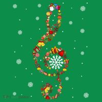 Christmas Music Note Symbol School Music Teacher Lover Xmas Baby Bodysuit thumb 2