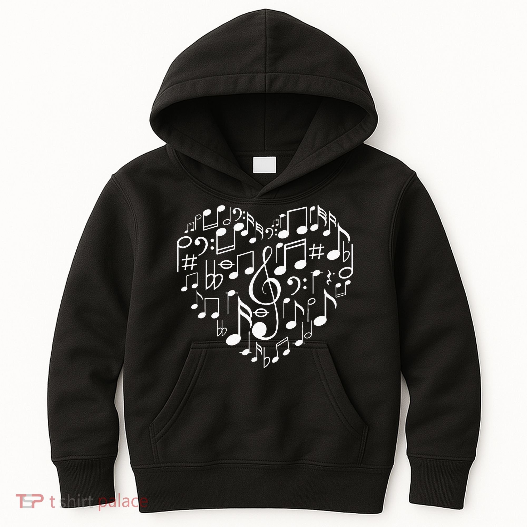 Cool Music Note Art For Men Women Music Musical Note Lover Kids Hoodie