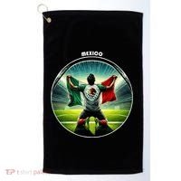Cool Mexico National Soccer Team With Flag Golf Towel thumb 0