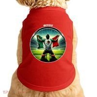 Cool Mexico National Soccer Team With Flag Doggie Tank thumb 0