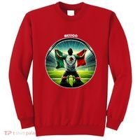 Cool Mexico National Soccer Team With Flag Sweatshirt thumb 0