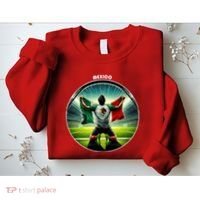 Cool Mexico National Soccer Team With Flag Sweatshirt thumb 2