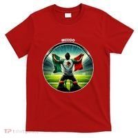 Cool Mexico National Soccer Team With Flag T-Shirt thumb 0