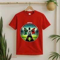 Cool Mexico National Soccer Team With Flag T-Shirt thumb 2
