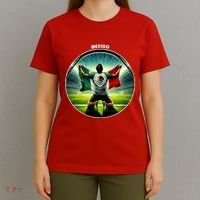 Cool Mexico National Soccer Team With Flag T-Shirt thumb 4