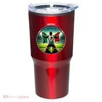 Cool Mexico National Soccer Team With Flag Tumbler thumb 0