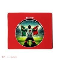 Cool Mexico National Soccer Team With Flag Mousepad thumb 0