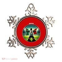 Cool Mexico National Soccer Team With Flag Ornament thumb 0