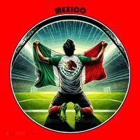 Cool Mexico National Soccer Team With Flag Santa Hat thumb 1