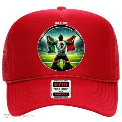 Cool Mexico National Soccer Team With Flag Hat