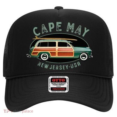 Cape May New Jersey Vintage Surfing Design Hat