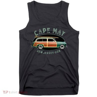 Cape May New Jersey Vintage Surfing Design Tank Top