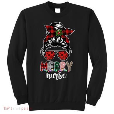 Cute Merry Nurse Christmas Sweatshirt