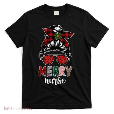 Cute Merry Nurse Christmas T-Shirt