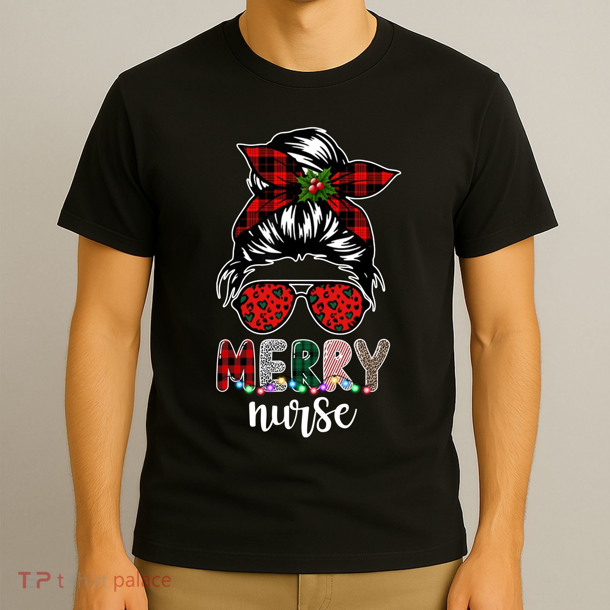 Cute Merry Nurse Christmas T-Shirt