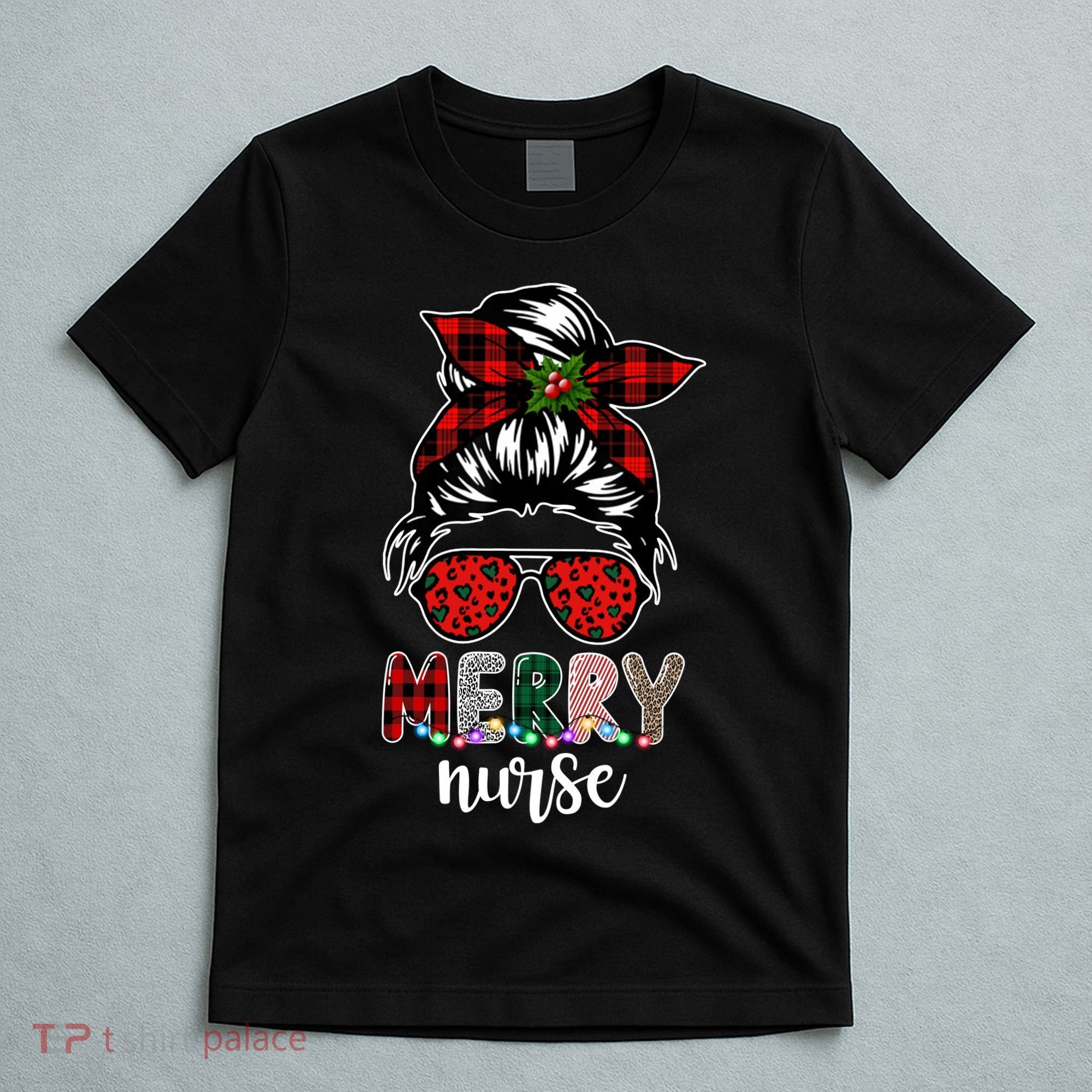 Cute Merry Nurse Christmas T-Shirt