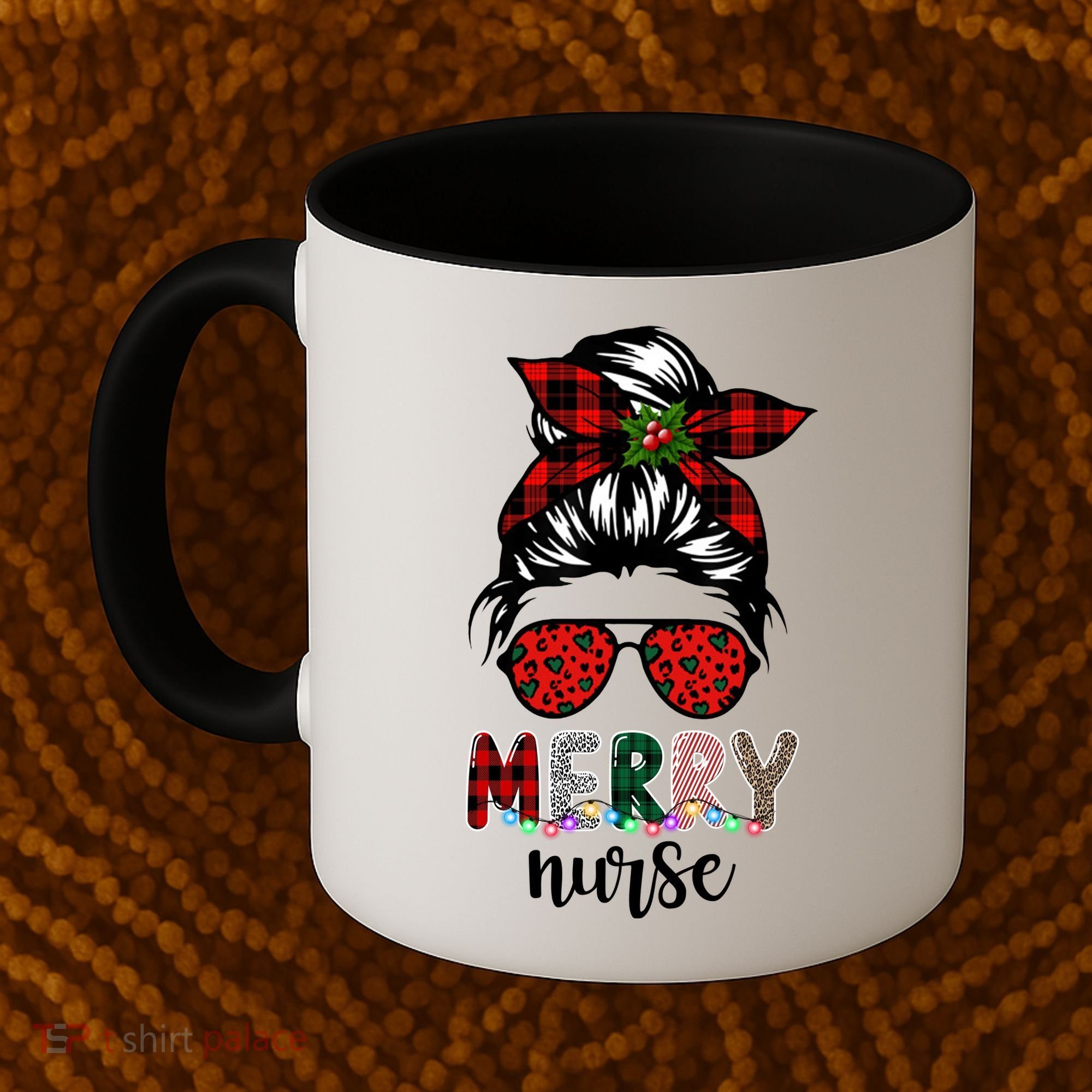 Cute Merry Nurse Christmas Coffee Mug