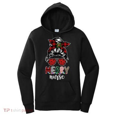 Cute Merry Nurse Christmas Women's Hoodie