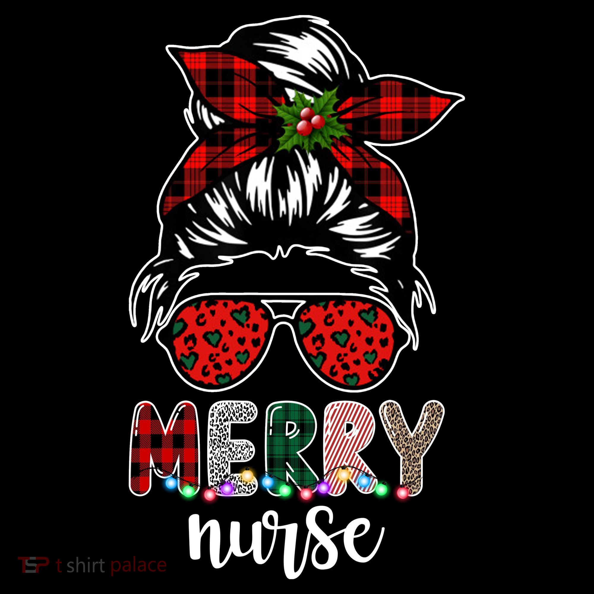 Cute Merry Nurse Christmas Women's Hoodie