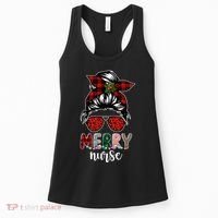 Cute Merry Nurse Christmas Women's Tank Top thumb 0