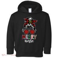 Cute Merry Nurse Christmas Toddler Hoodie thumb 0