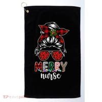 Cute Merry Nurse Christmas Golf Towel thumb 0