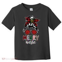 Cute Merry Nurse Christmas Toddler T-Shirt thumb 0