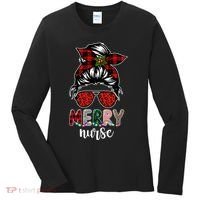 Cute Merry Nurse Christmas Women's Long Sleeve Shirt thumb 0