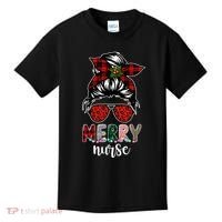 Cute Merry Nurse Christmas Kids T-Shirt thumb 0