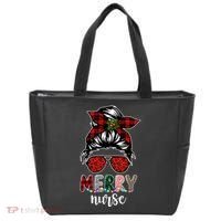 Cute Merry Nurse Christmas Tote Bag thumb 0