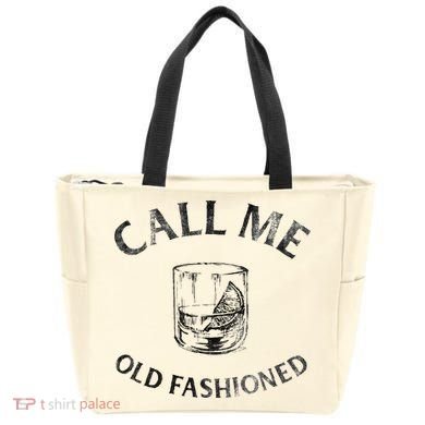 Call Me Old Fashionedcocktail Glass Tote Bag