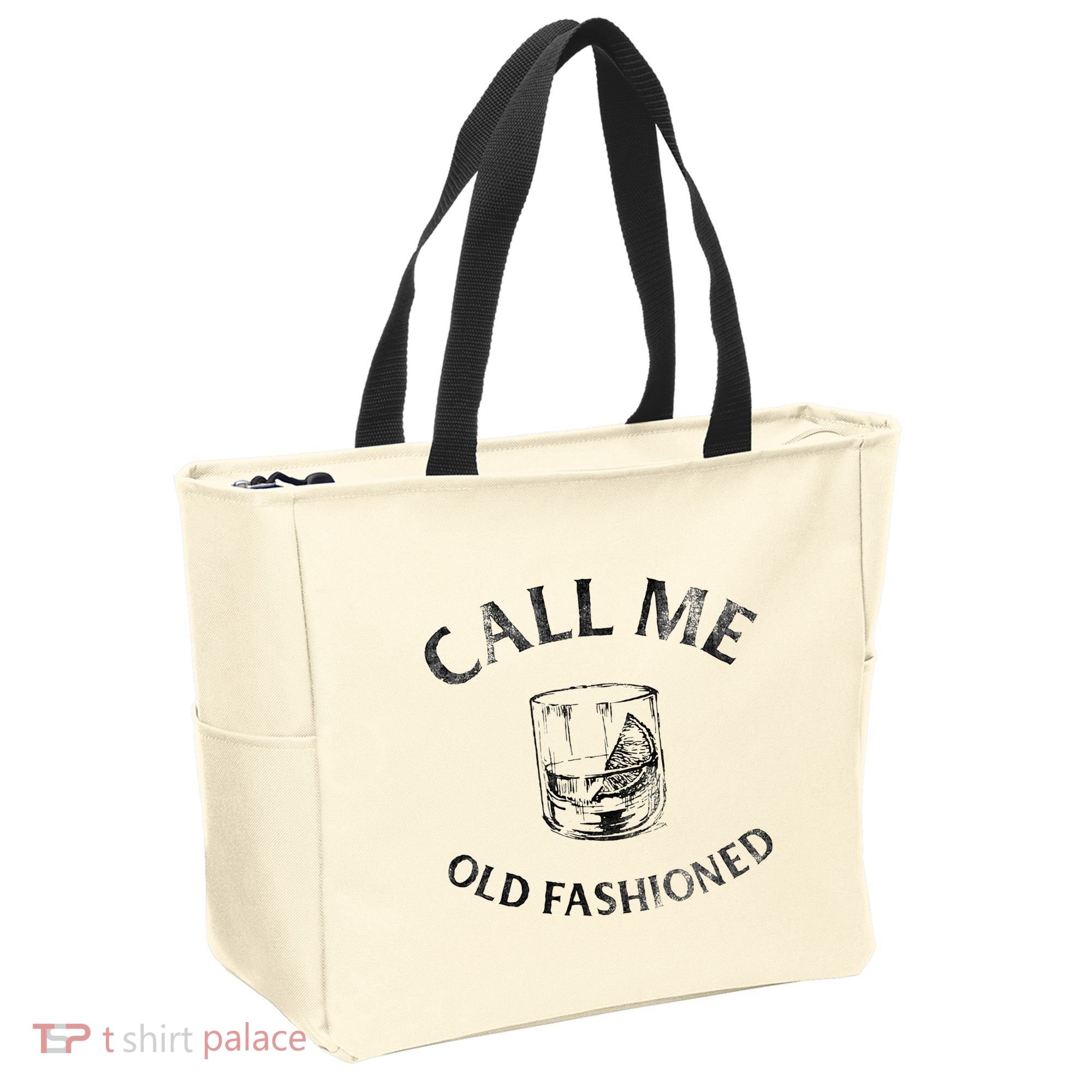 Call Me Old Fashionedcocktail Glass Tote Bag