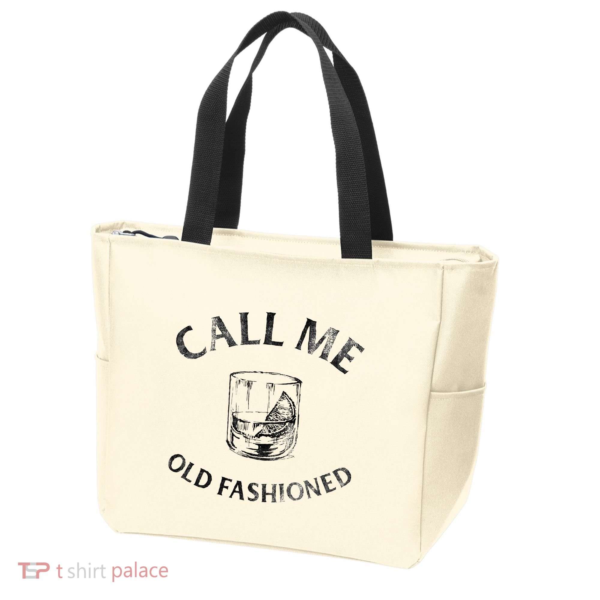 Call Me Old Fashionedcocktail Glass Tote Bag