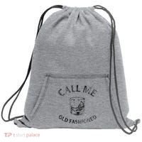 Call Me Old Fashionedcocktail Glass Sweatshirt Cinch Pack Bag thumb 0