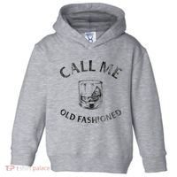 Call Me Old Fashionedcocktail Glass Toddler Hoodie thumb 0