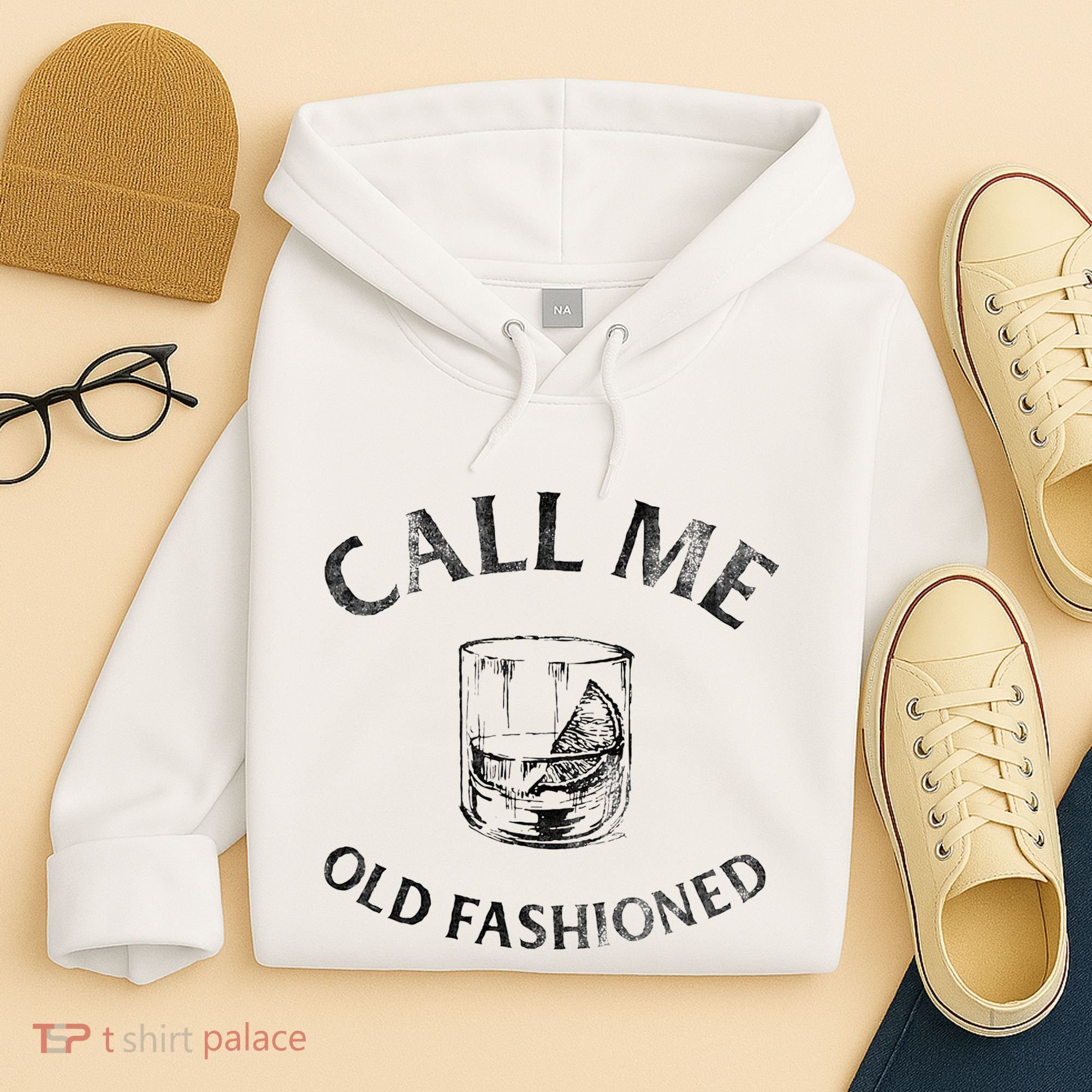 Call Me Old Fashionedcocktail Glass Hoodie
